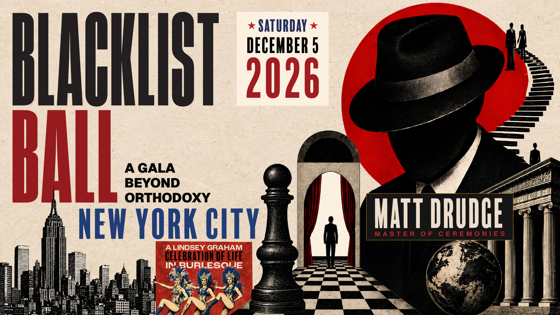The Blacklist Ball — a gala beyond orthodoxy